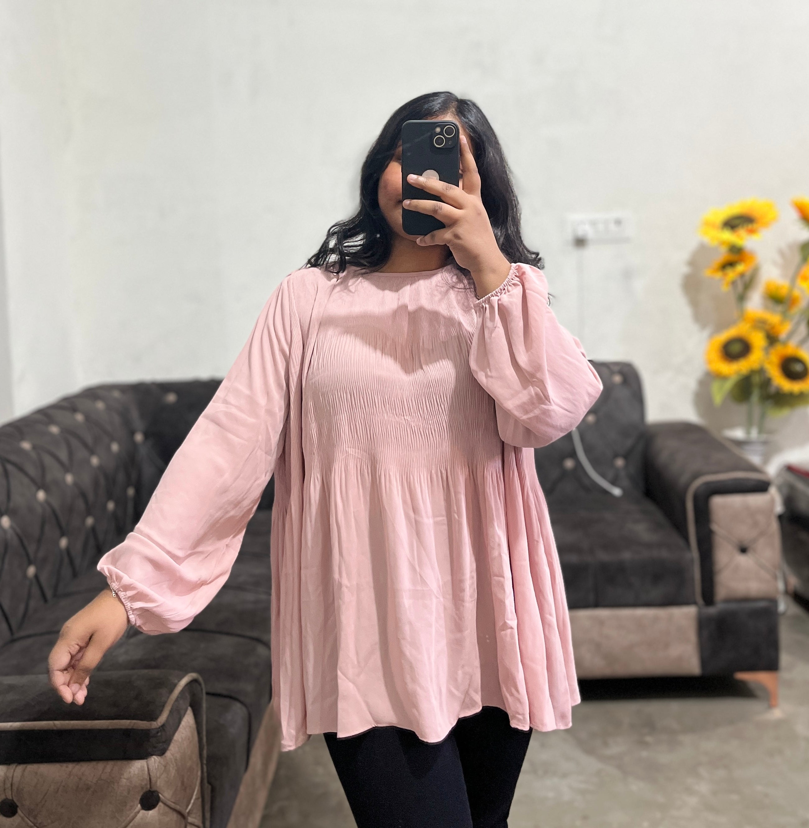 Subtle pink top