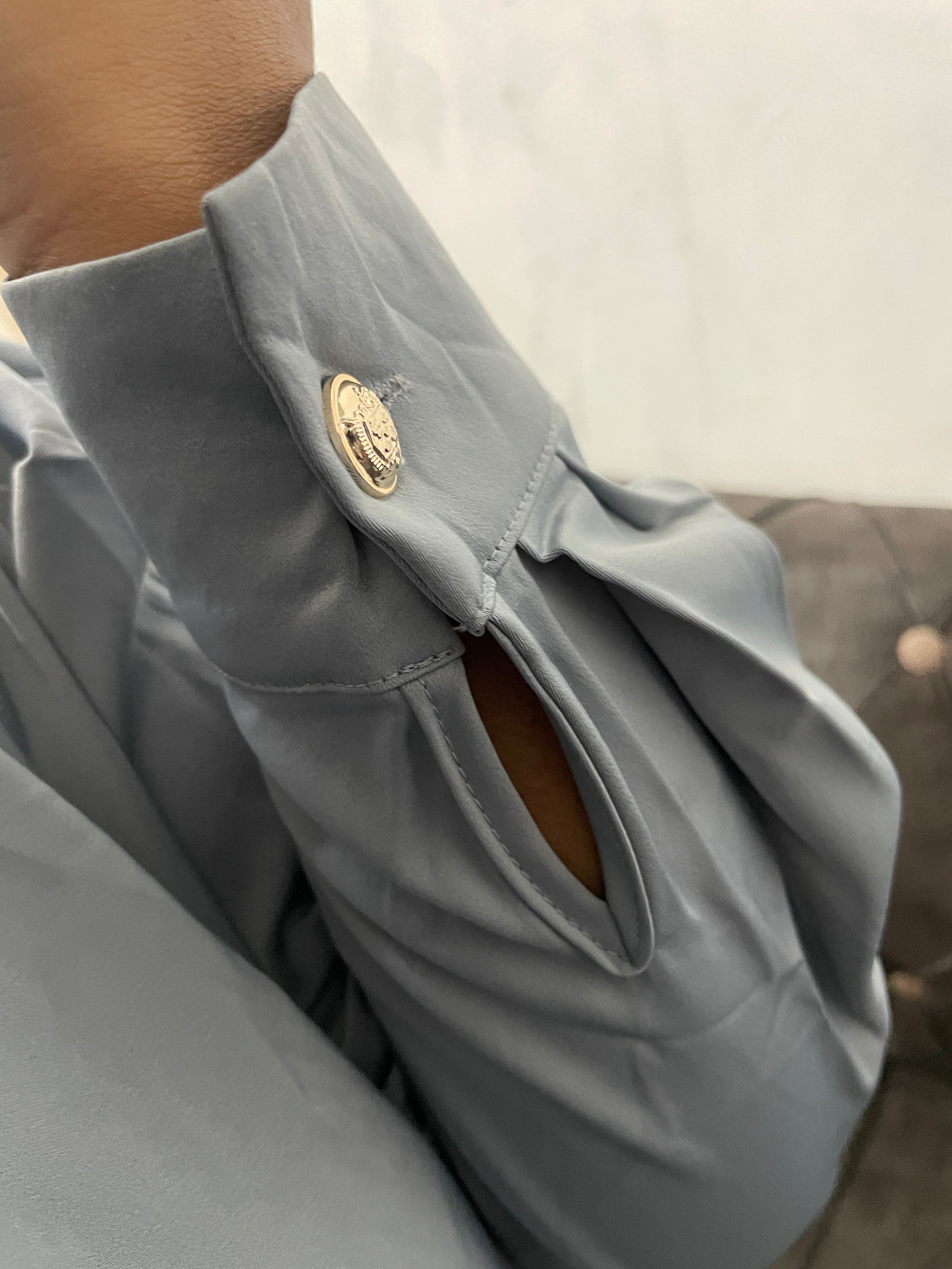 Satin office wear shirt top
