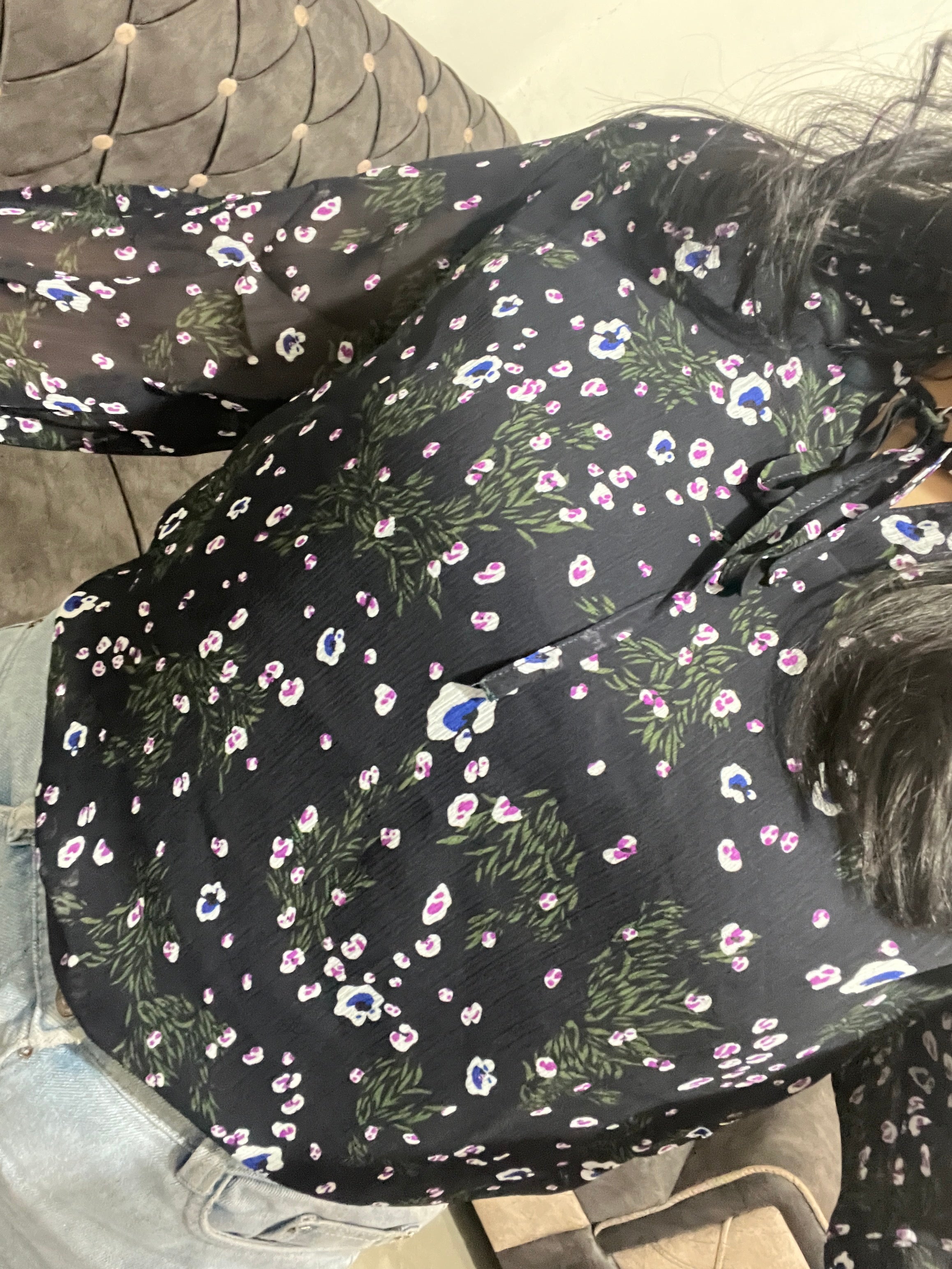 Chiffon floral top