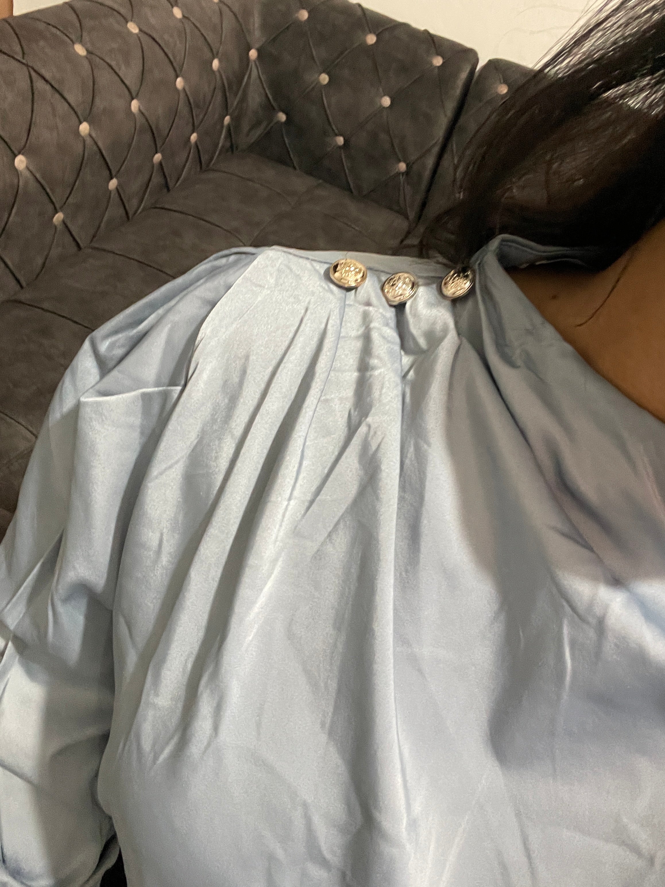 Satin office wear shirt top